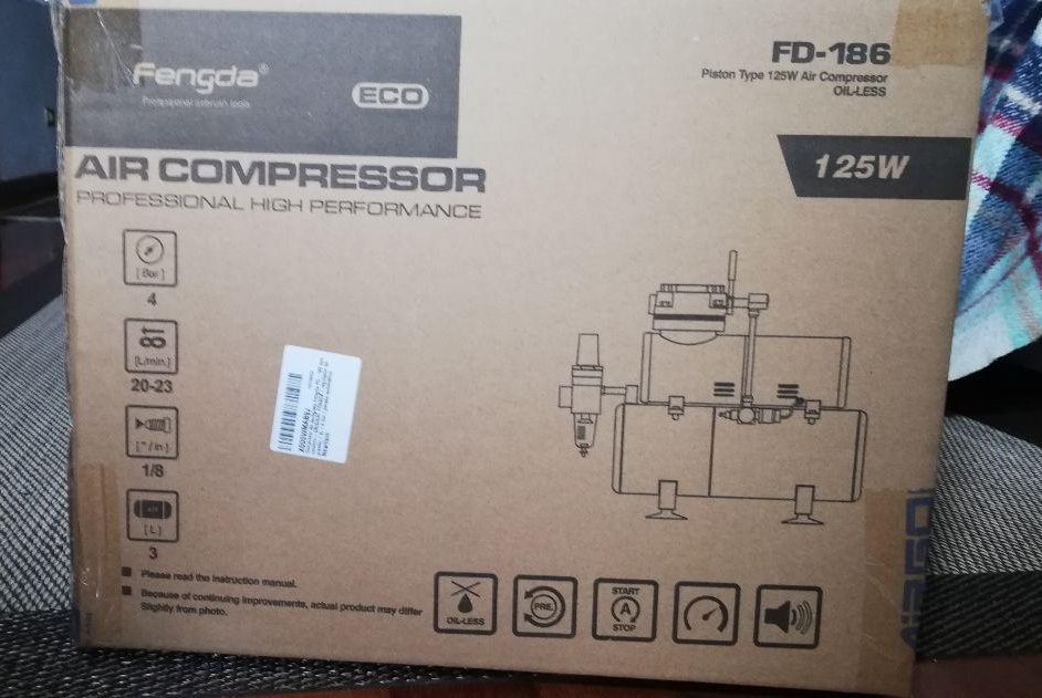 Fengda FD-186 K Test : Déballage du compresseur 