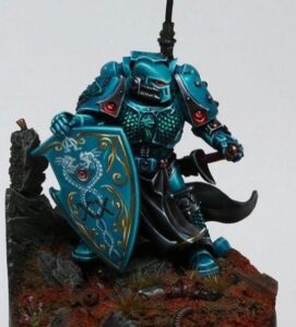 como aplicar la técnica de las veladuras en miniaturas